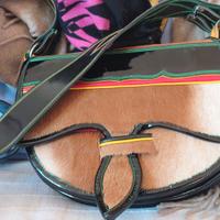 Borsa Artigianale colombiana in pelle e cavallino