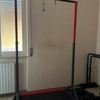 SBARRA TRAZIONI E PARALLELE + dischi e kettlebell