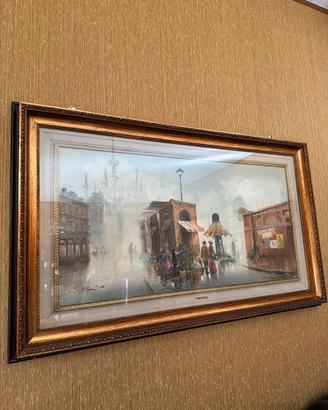 Quadro con paesaggio