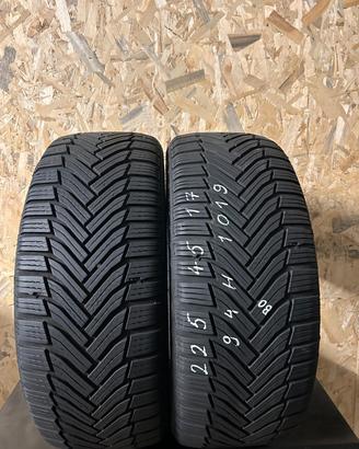 2 GOMME 225 45 17 MICHELIN ALPIN 6