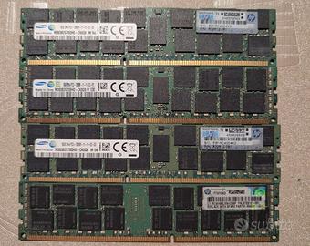 Memorie RAM DDR3 ECC 64 Gb 4x16 PC3L-12800R Tested