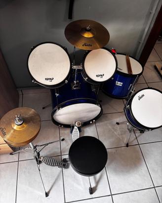 Batteria acustica per bambini eKids completa