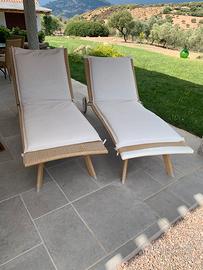 Sdraio, lettino da giardino