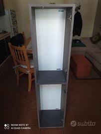 Pensile colore noce 150X35 per parete attrezzata