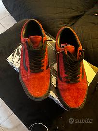 Scarpe Vans Skate Old Skool 40.5 bordeaux e nere