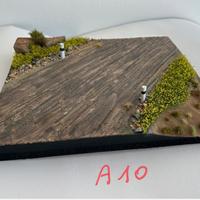 Diorama base 25x30 scala 1/35 per modelli tamiya