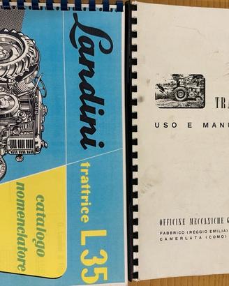 Libretti uso e esplosi landini d’epoca