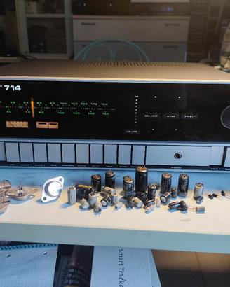 Altec 714 restauro full Sinto-mplificatore raro 
