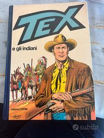 Libro  di TEX  e gli indiani del 1980