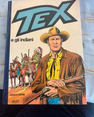 Libro  di TEX  e gli indiani del 1980
