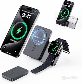 Power Bank Magnetico 5000mAh iPhone Apple Watch