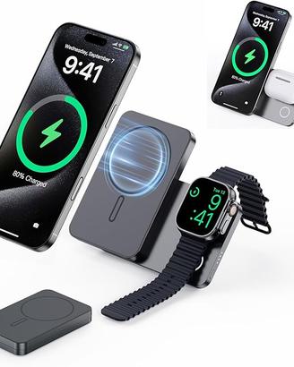 Power Bank Magnetico 5000mAh iPhone Apple Watch