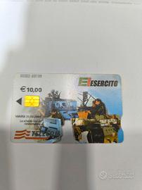 Scheda telefonica Esercito Italiano 