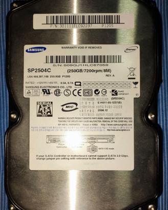 HD Samsung 250Gb