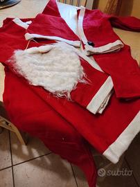 vestito babbo natale adulto + bambino 