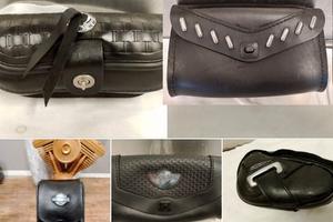 Harley porta attrezzi tool bag box borsa pelle