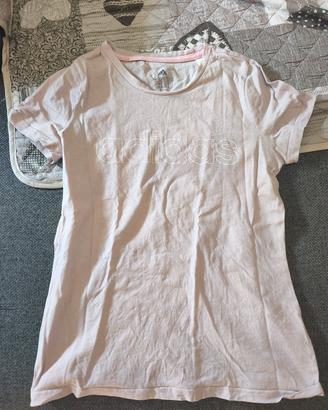 Maglietta Adidas Rosa Ragazza