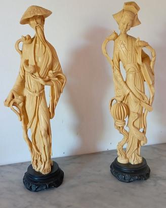 statuette cinesi vintage