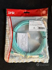 Cavo Fibra Ottica LC a LC Multimode Duplex OM3 10m