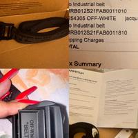 cintura Off-White Industrial Belt originale