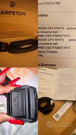 cintura Off-White Industrial Belt originale