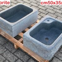 Lavello lavandino per cucina in pietra granito 50