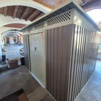 Casetta da giardino in alluminio