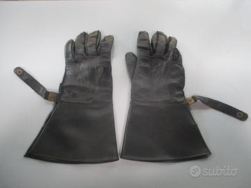 Guanti neri in pelle