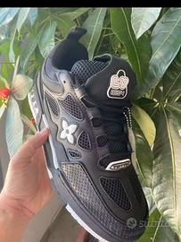 scarpe lv skate nere