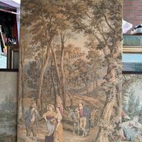 Quadro tela ricamato