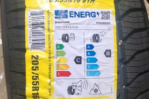 N.2 PNEUMATICI NUOVI 4 STAGIONI 205/55/R16 91H