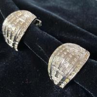 orecchini a clip con strass anni '80
