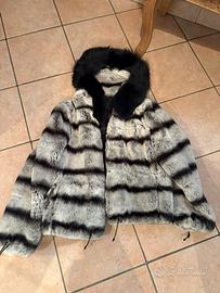 Giacca in Rex cincilla