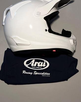 Arai casco MX-V EVO Plain White taglia S