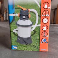 Filtro a sabbia con piscina