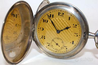 Esclusivo orologio savonette argento inizio 1900