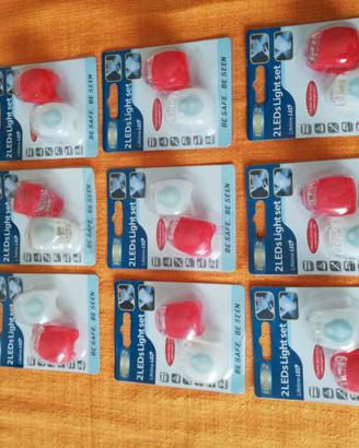 luci sicurezza per bicicletta e passeggino