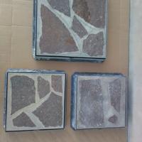 Coperchi zincati con porfido