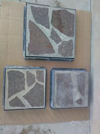 Coperchi zincati con porfido