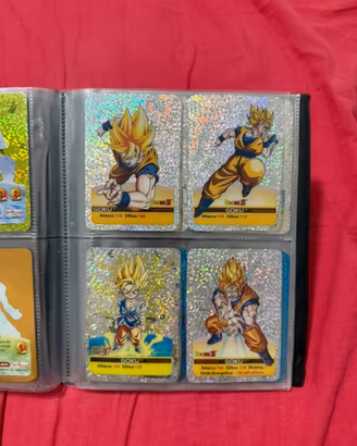 Lotto di carte dragon ball GT