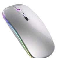 Mouse senza Fili Wireless Silver Ricaricabile