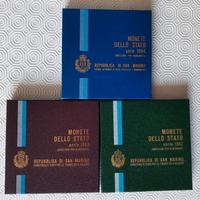 3 serie divisionali San Marino 1982-1983-1984