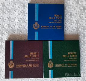 3 serie divisionali San Marino 1982-1983-1984