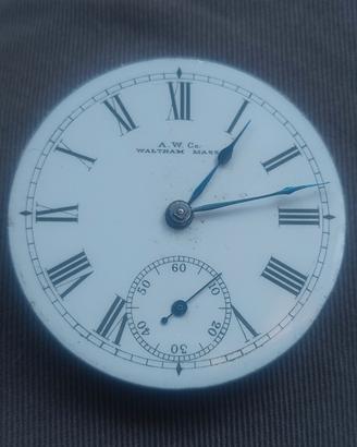 movimento per orologio da tasca Waltham; ricambi