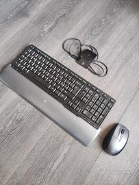 Set tastiera e mouse wireless Logitech S520