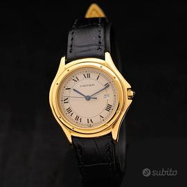 Cartier Cougar 18 kt gold ref 887904 serviced