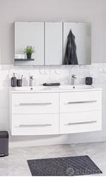Mobile lavabo bagno a due vasche