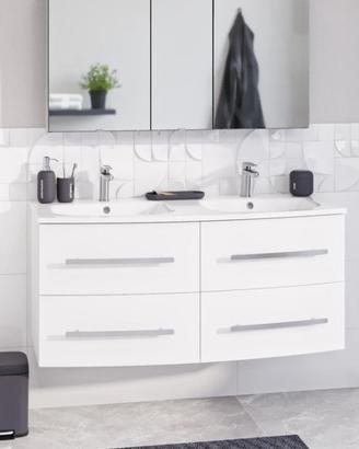 Mobile lavabo bagno a due vasche