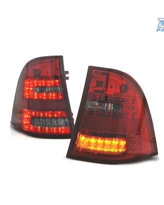 FANALI PER MERCEDES ML W163 98-05 LED FUMÈ ROSSO