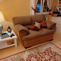 Divano 2 posti bicolore in microfibra - Ottime con